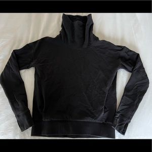 Black lulu lemon cow neck hoodie